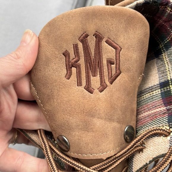 NEW Marleylilly Brown Duck Boots with Custom Interchangeable Tongues — SZ 8 - Picture 10 of 12